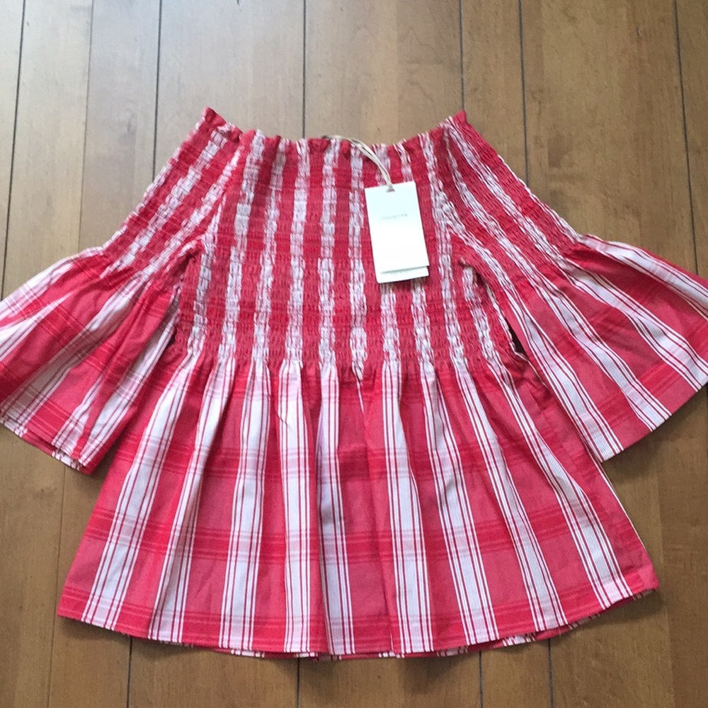NWT Zara premium Smocking Blouse size Small